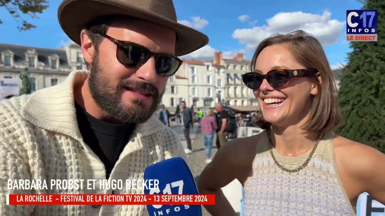 BARBARA PROBST ET HUGO BECKER sur le FESTIVAL DE LA FICTION TV 2024