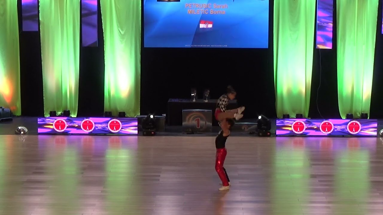MCCS ACRO, CRO - PETRUSIC Sarah - MILETIC Borna, 3. Place  [www.rokenrol.cz]