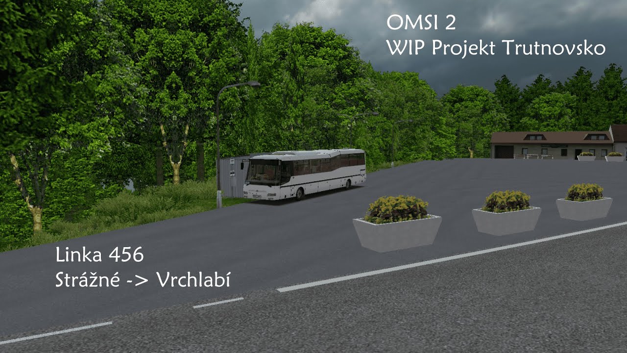 OMSI2 - Ukázka z mapy Trutnovsko (Linka 691456 Strážné-Vrchlabí)