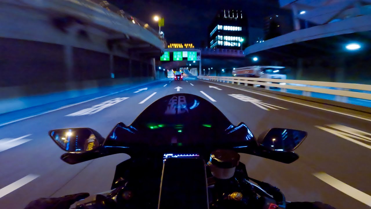 Tokyo Night Ride, Metropolitan Expressway | YZF-R7 | 4K | GoPro | RAW | POV| Stock Exhaust |