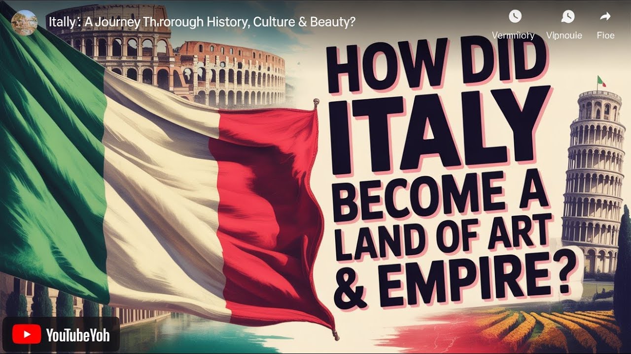 Italy:A Journey Through History, Culture & Beauty 🇮🇹 | Flags & Facts Series#ItalyTravel