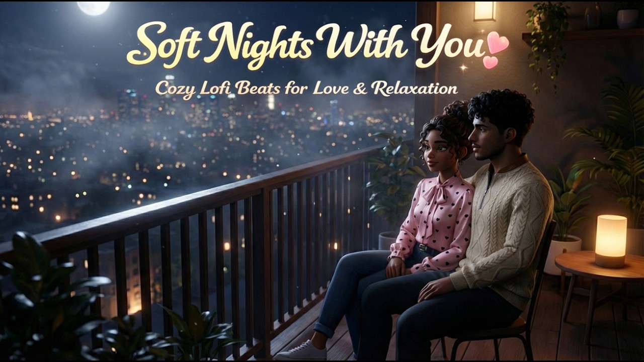 Soft Nights With You 💕 Cozy Lofi Beats for Love & Relaxation
