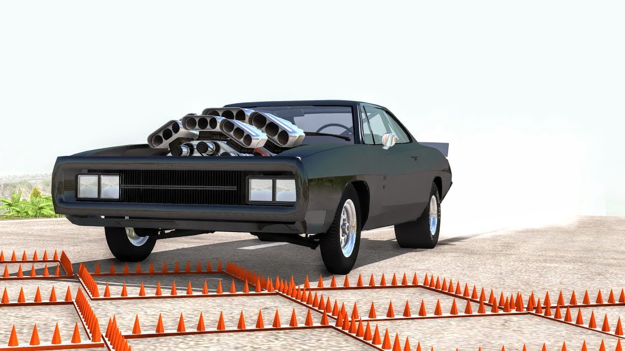 Massive Spike Strip Pileup Crashes #33 – BeamNG Drive | CrashBoomPunk