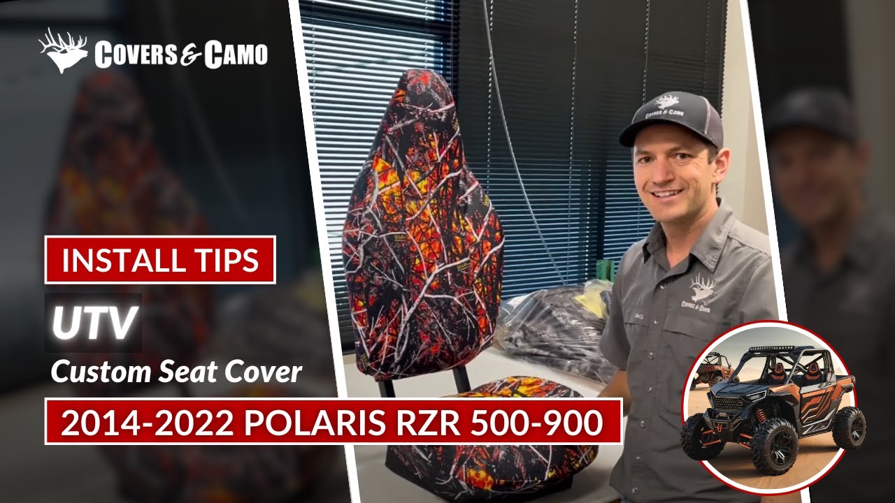 Polaris RZR Seat Cover Installation. 2014-2022 Polaris RZR 500-900