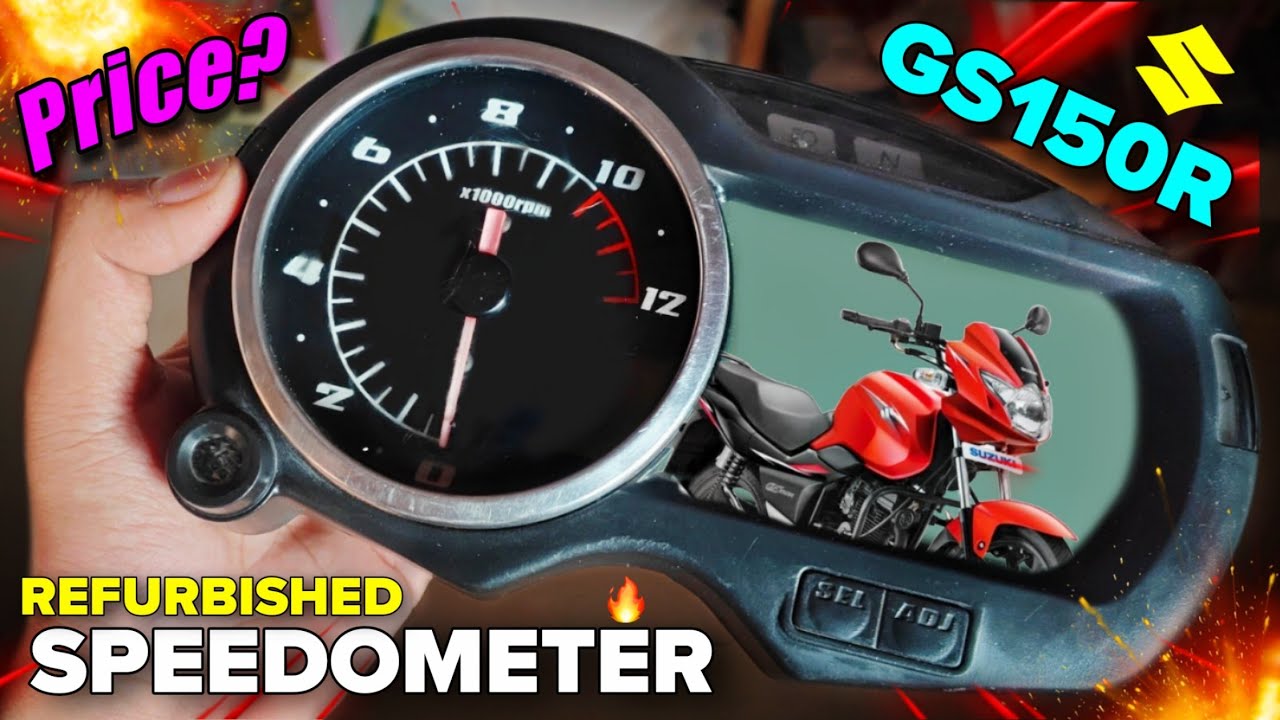 Suzuki GS150R Speedometer Price? ❤️💥 • +91 98932 35053 🚚🇮🇳 | GS150R Refurbished Speedometer