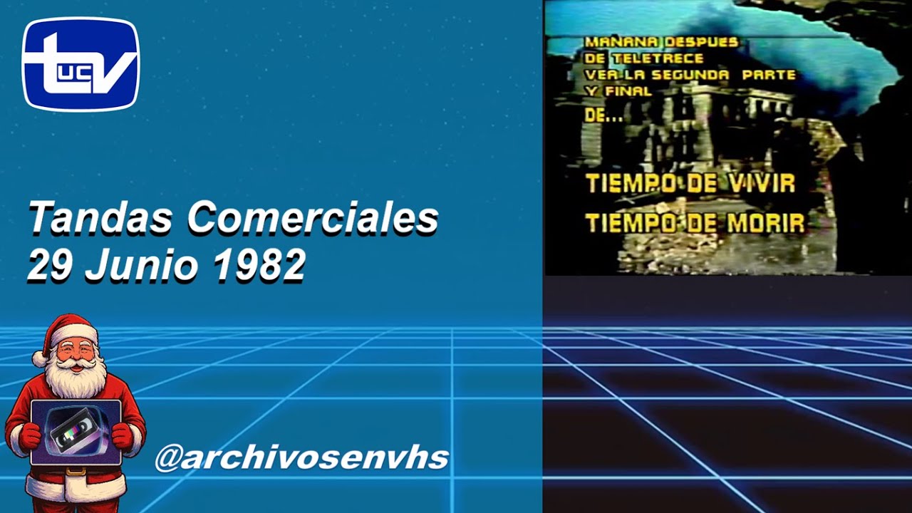 Tanda Comercial Canal 13 UCTV - 29 Junio 1982