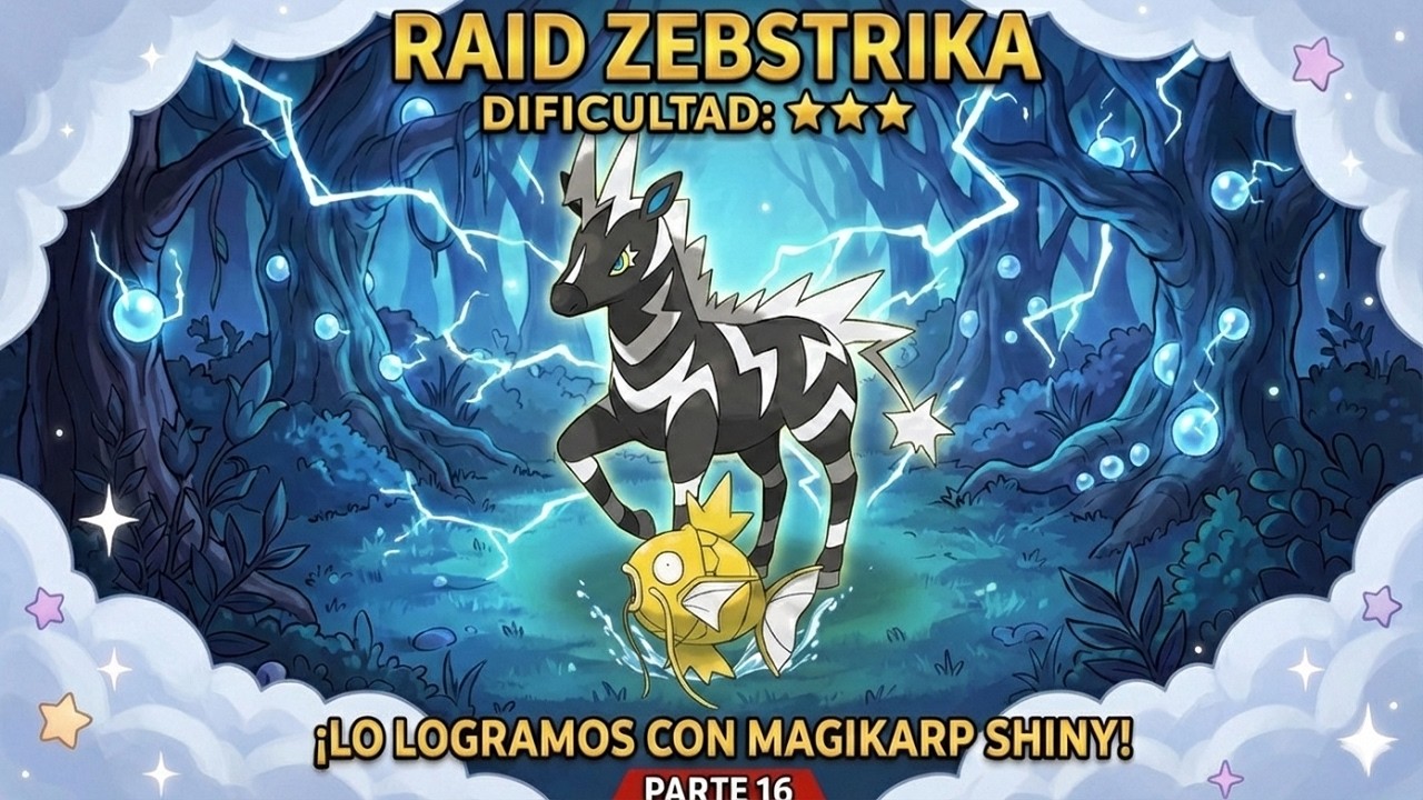 Raid Zebstrika - #16 Ganando las RAIDS de POKEMMO con MAGIKARP - 2026