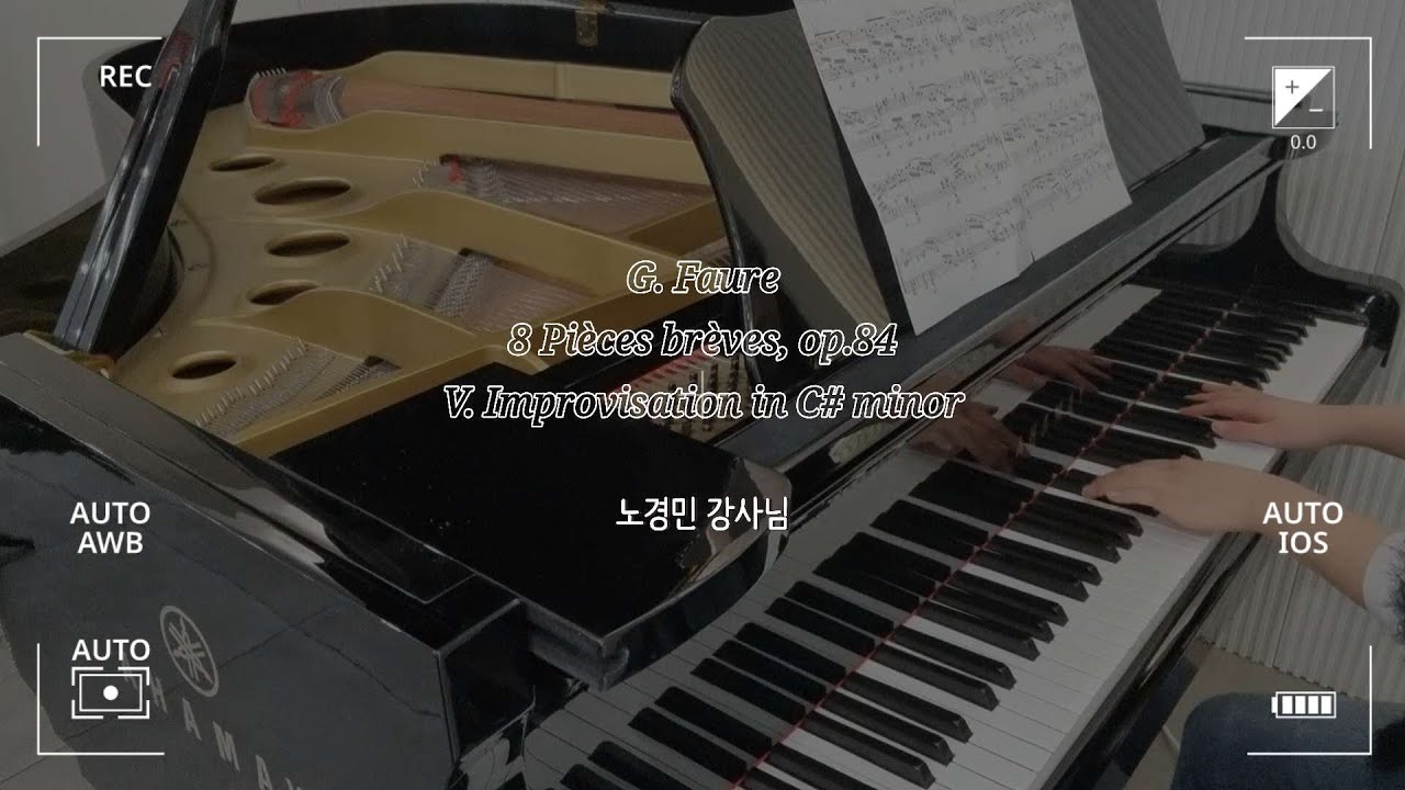 포레 특유의 섬세한 화성이 돋보이는 피아노 연주곡 추천🎵