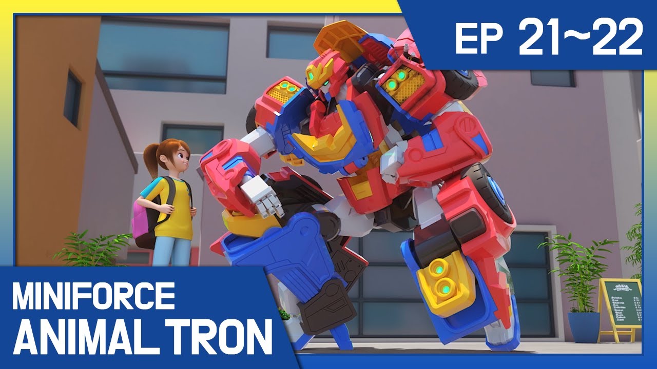 [Miniforce Animaltron] 🦁Ep.21-22 Compilation
