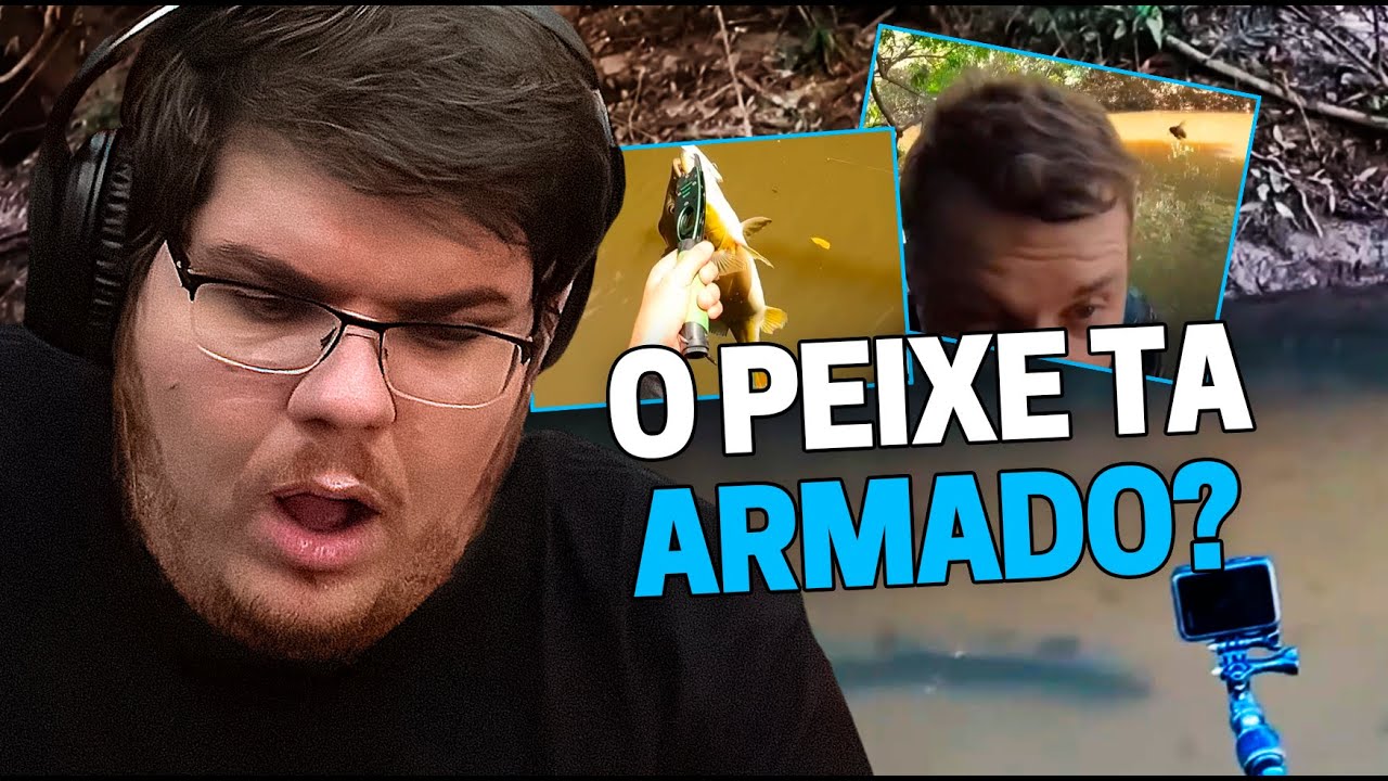 CASIMIRO REAGE: O PERIGO MORA AO LADO! FEZ O QUE NUNCA SE DEVE FAZER - PESCARIA | Cortes do Casimito