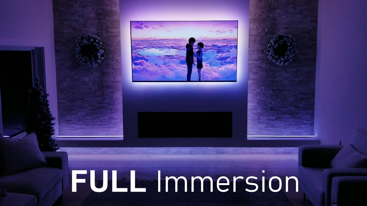 The BEST Ambilight Immersion: NEW Plug n Play 96 Leds/m Strips By Fancyleds.