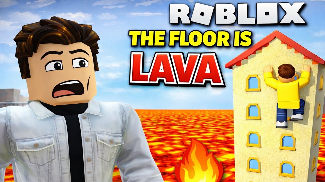 The Floor Is LAVA in Roblox 🌋 | Can I Survive This?!