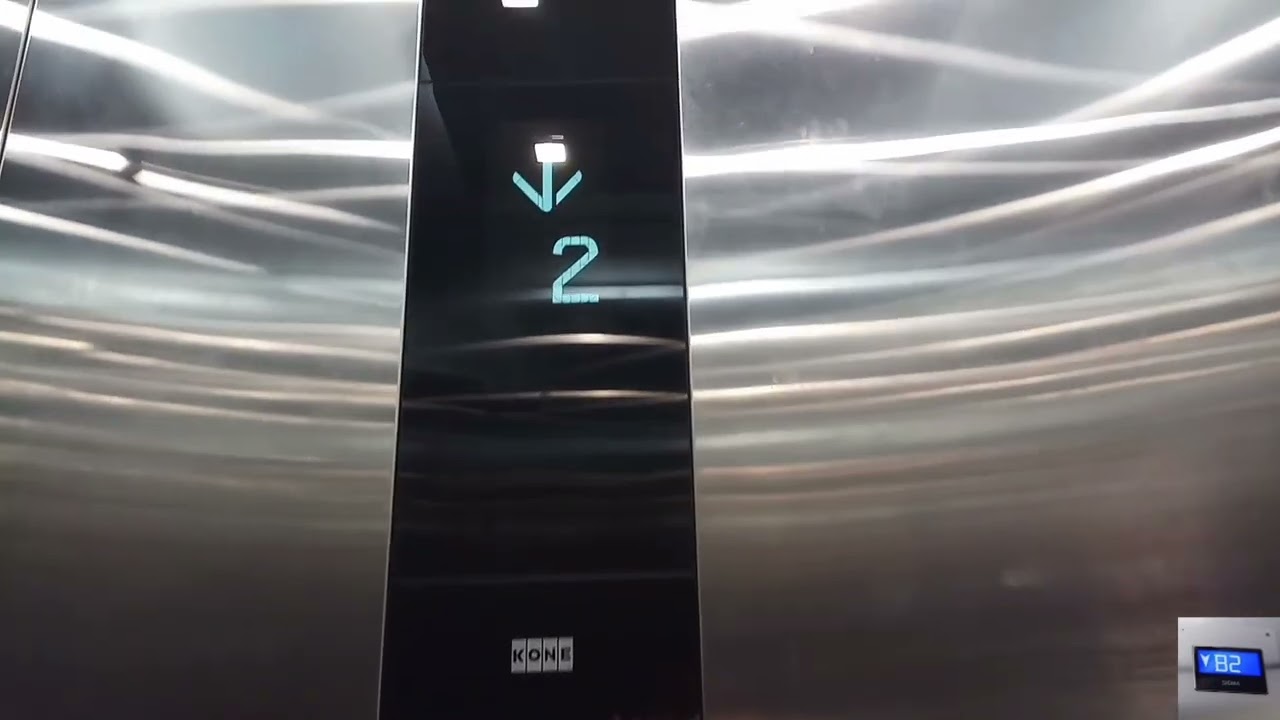 2 Epic Kone KDS330 Elevator/ Lift with Each Different Chime at ITB Bandung Labtek V and VI