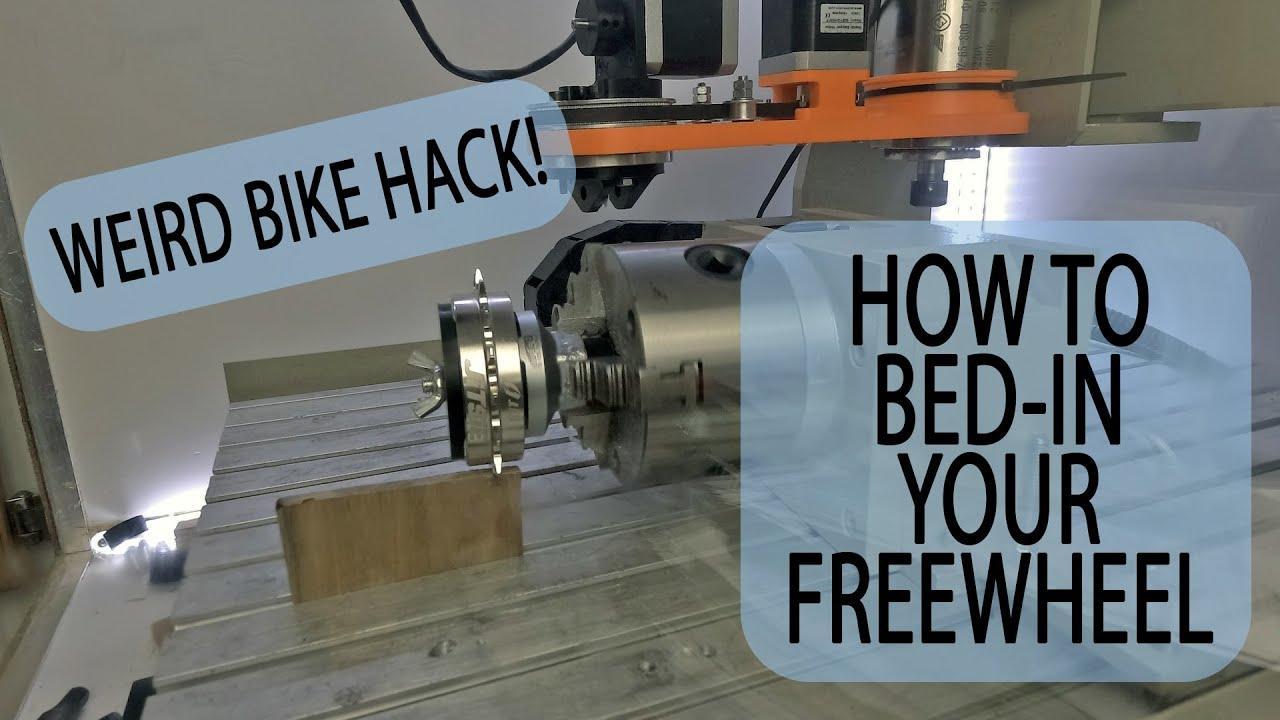 How I bedded in my new freewheel for my street trials bike - a weird #bikehack