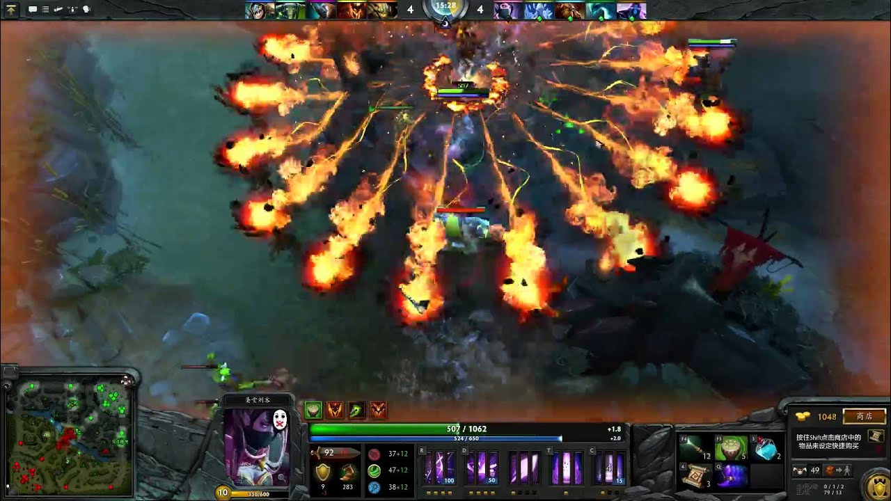 【伍声2009】Dota 2 直播 圣堂刺客 超清 17期