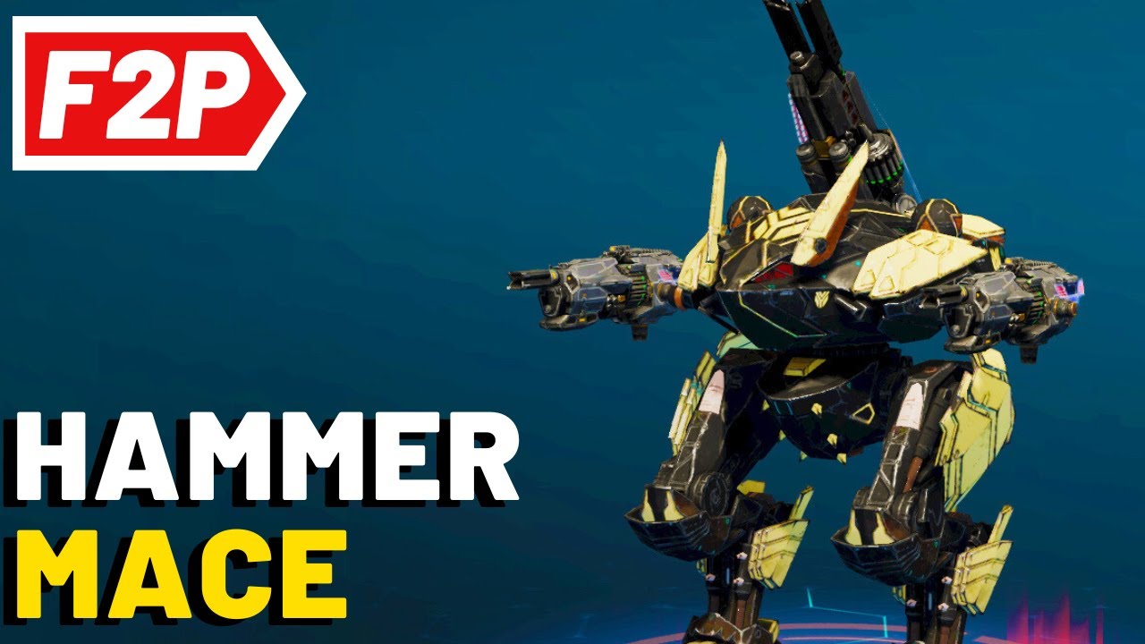 Fenrir Hammer Mace - War Robots Free to Play Setup Gameplay (No Commentary) WR F2P