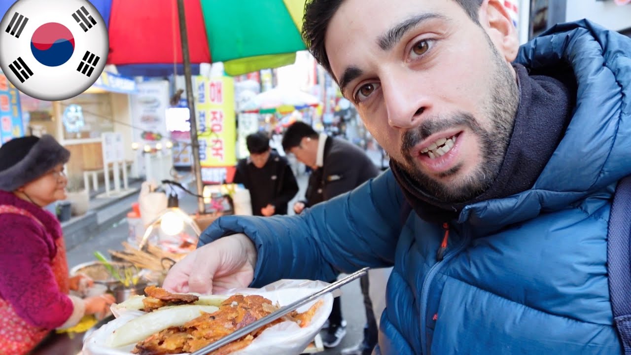 JE MANGE TOUT CE QUE JE TROUVE DANS LES RUES DE BUSAN 🇰🇷 (CORÉE)