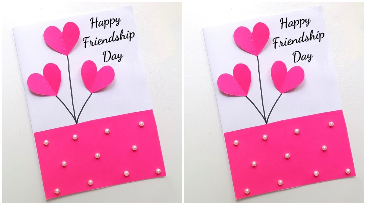 Friendship Day Card 🥰 Idea 2022 • Easy beautiful card for bestfriend • friendship day greeting card
