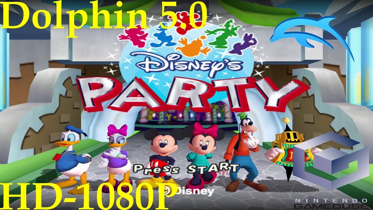 Disney's Party [Gamecube] Dolphin 5.0 [1080p HD]