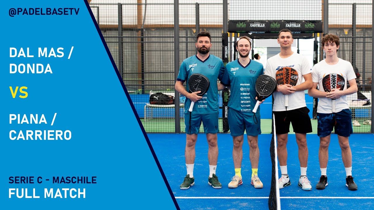 SERIE C - SOLERO' VS AREA PADEL A - Dal Mas / Donda VS  Piana / Carriero