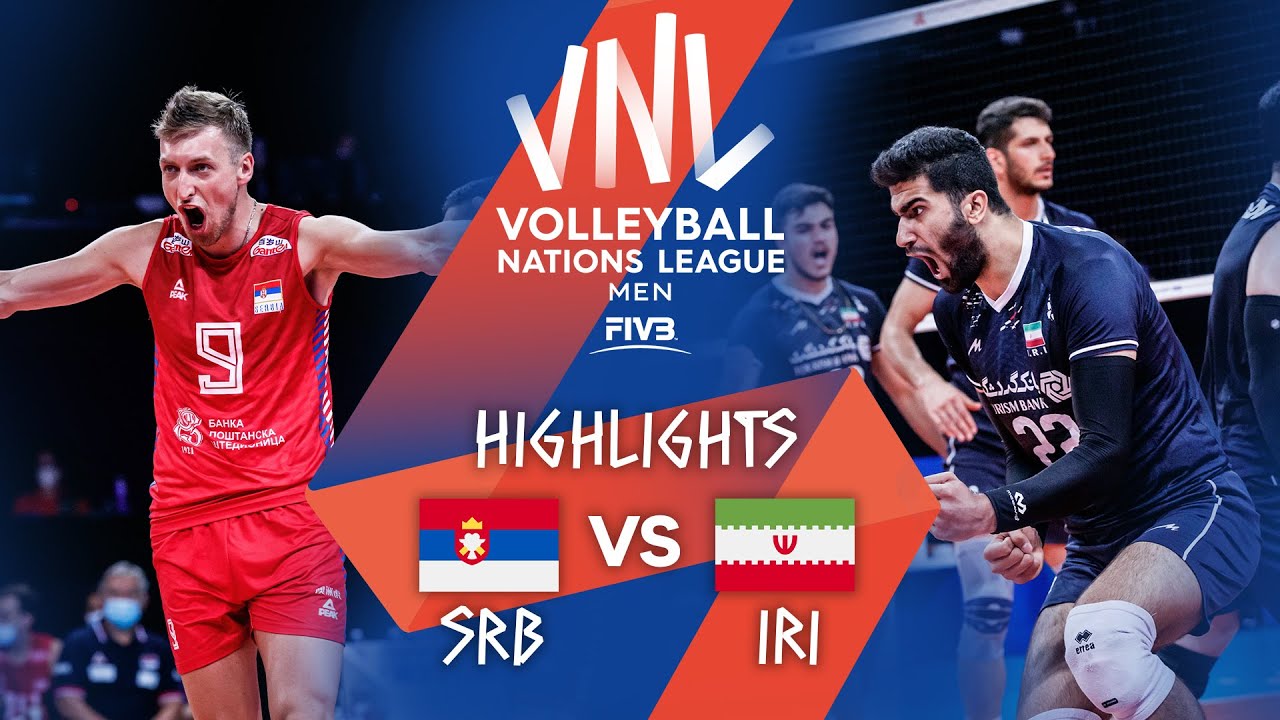 SRB vs. IRI - Highlights Week 3 | Men's VNL 2021