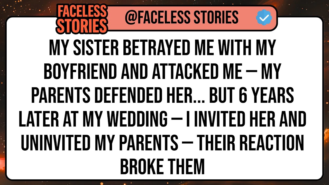 My Sister Betrayed Me With My Boyfriend And Attacked Me — My Parents Defended Her. But 6 Years ...