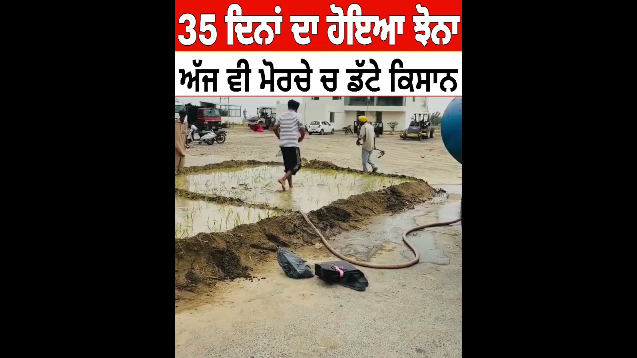 35 ਦਿਨਾਂ ਦਾ ਹੋਇਆ ਝੋਨਾ | ਮੋਰਚੇ ਚ ਡੱਟੇ ਕਿਸਾਨ Farmer Protest on Toll Plaza News