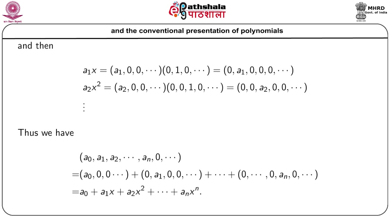Introduction to Polynomials