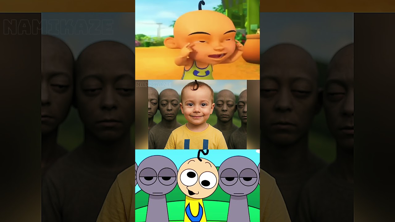 Upin in real life #animation #incredibox #upinipin #sprunki