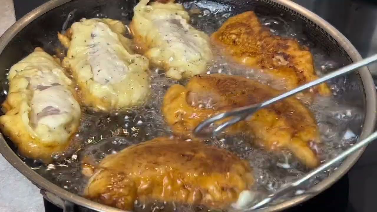 Garlic chicken breast schnitzel recipe, easy and yummy