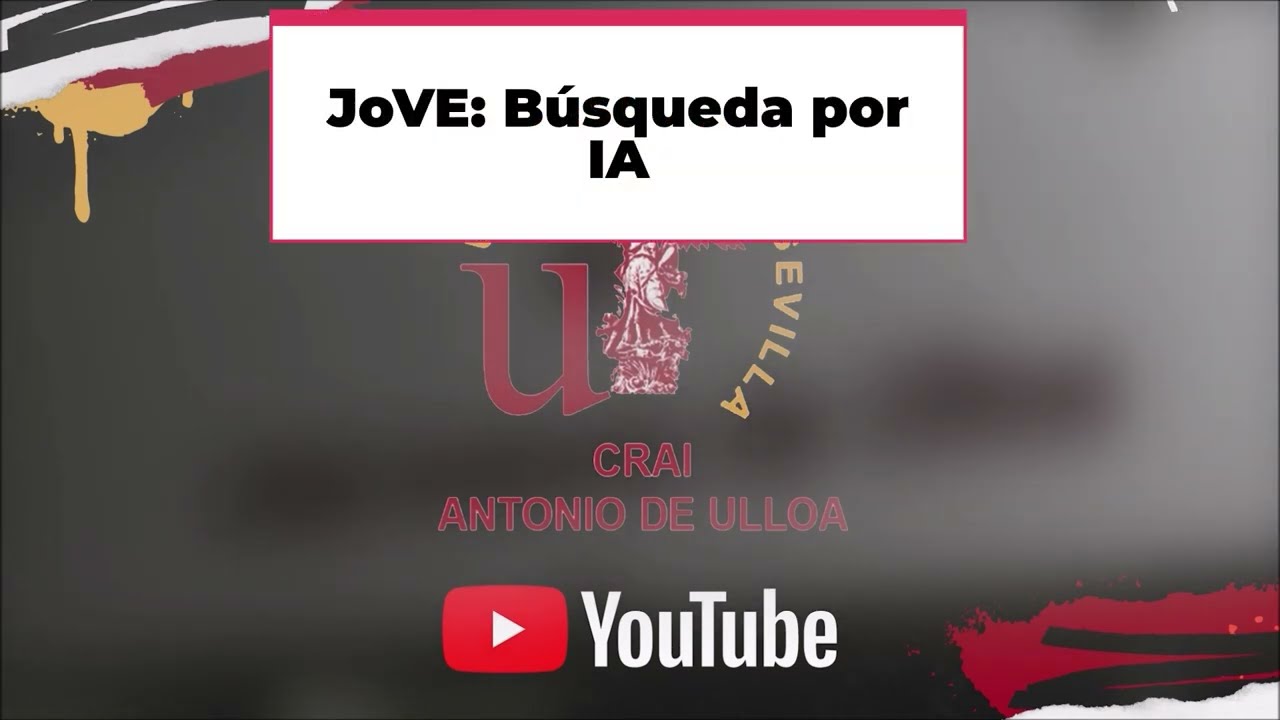 JoVE : búsqueda por IA