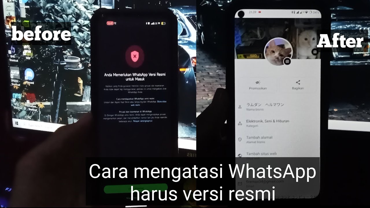 Cara mengatasi WhatsApp versi resmi di semua android dan custom Rom(Root)