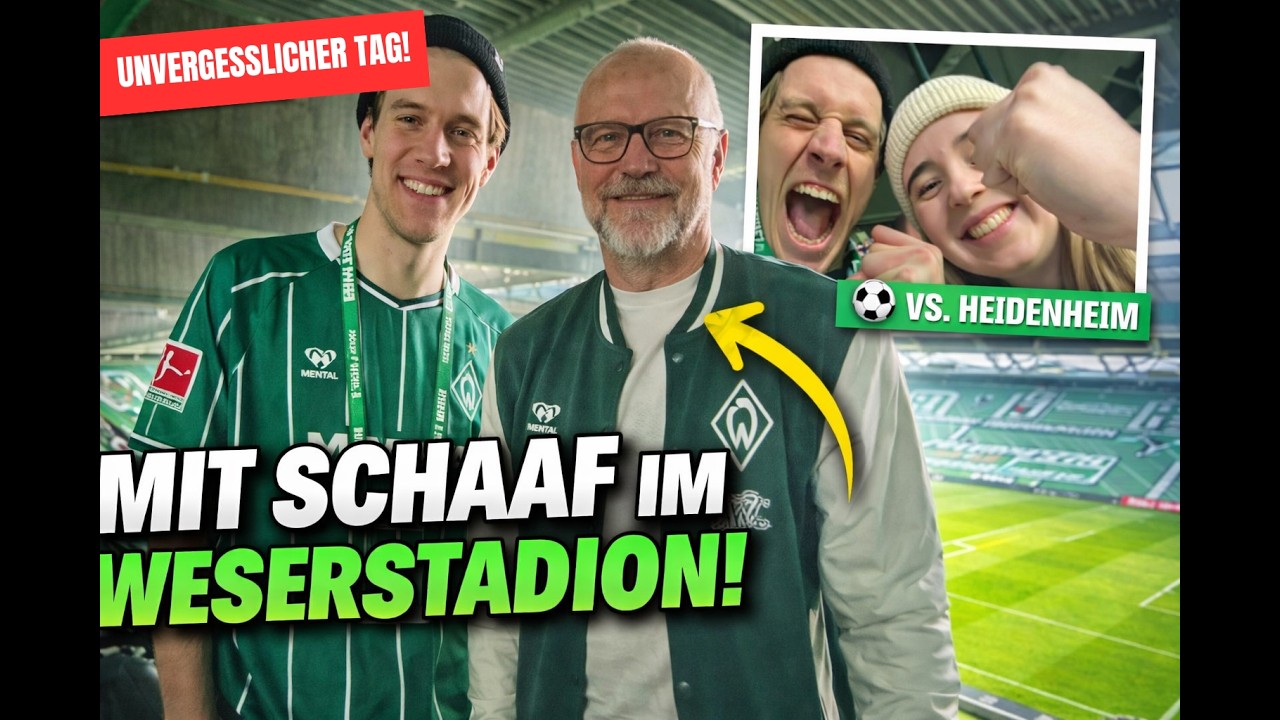 STADIONBESICHTIGUNG & STADIONVLOG MIT THOMAS SCHAAF & THORSTEN FRINGS | Werder Bremen : Heidenheim