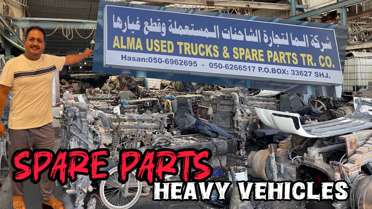 Scrap market Sharjah | used trucks & spare parts of heavy vehicles | Sharjah scrap & heavy vehicles