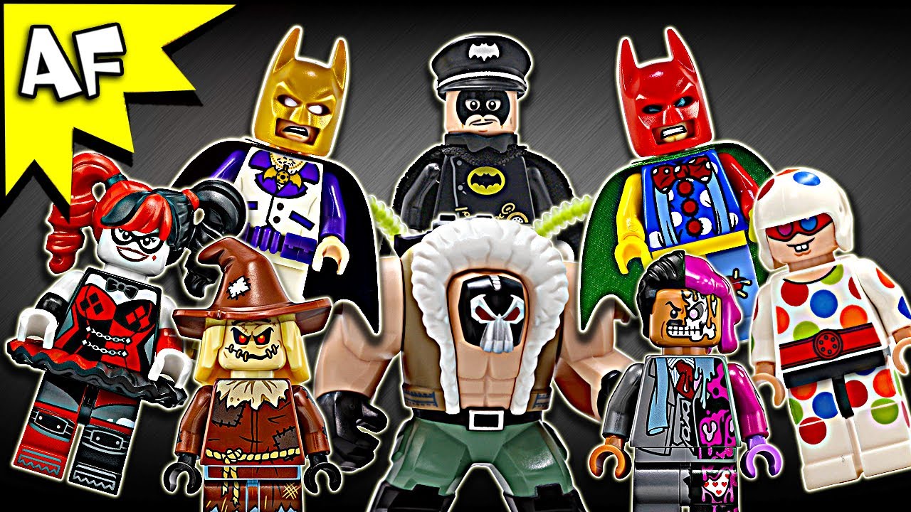 Lego Batman Movie Minifigures 2017 Complete Collection Review