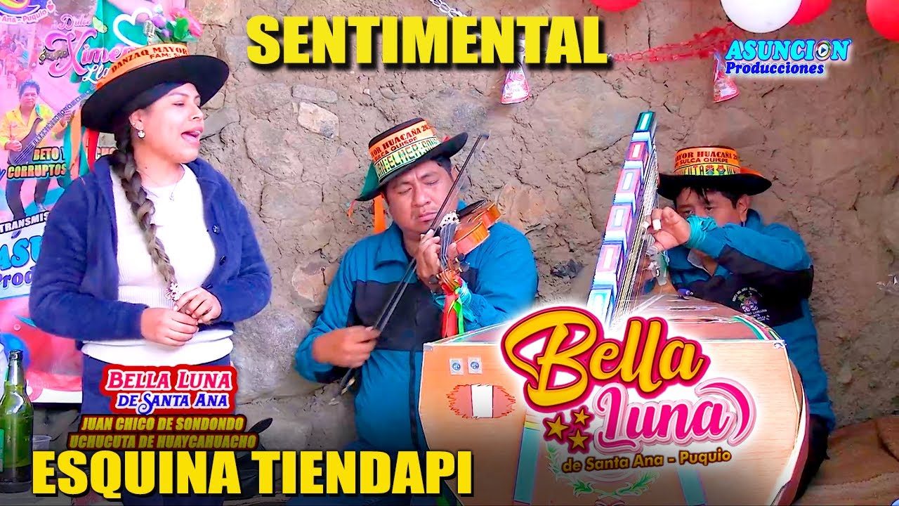 HUAYNO SENTIMENTAL con Arpa y Viol&iacute;n BELLA LUNA de SANTA ANA en HUACA&Ntilde;A 2025