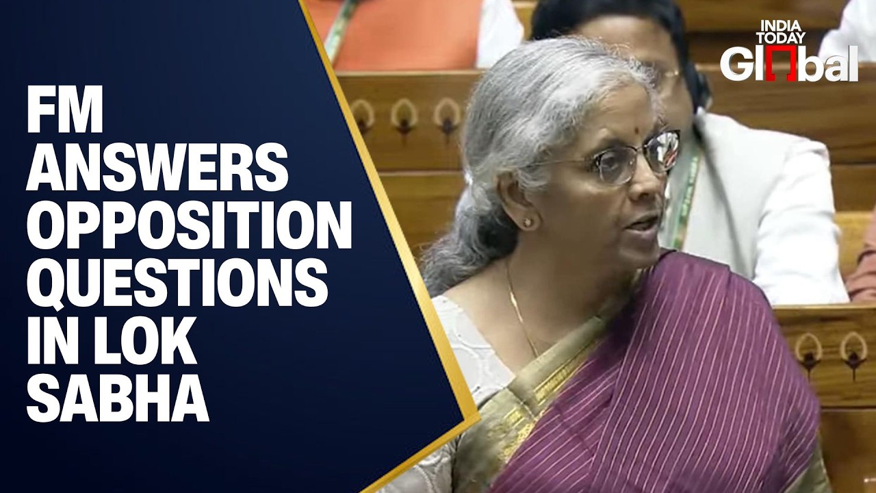 LIVE: FM Nirmala Sitharaman Replies in Parliament Budget Debate | Govt vs Opposition