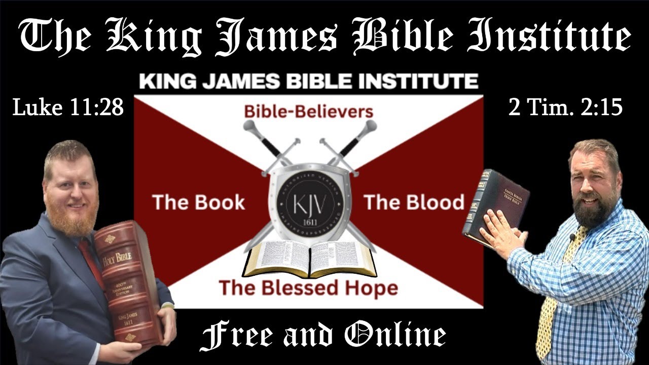 Starting the King James Bible Institute #kingjamesbible #kingjames #kingjamesbibleinstitute