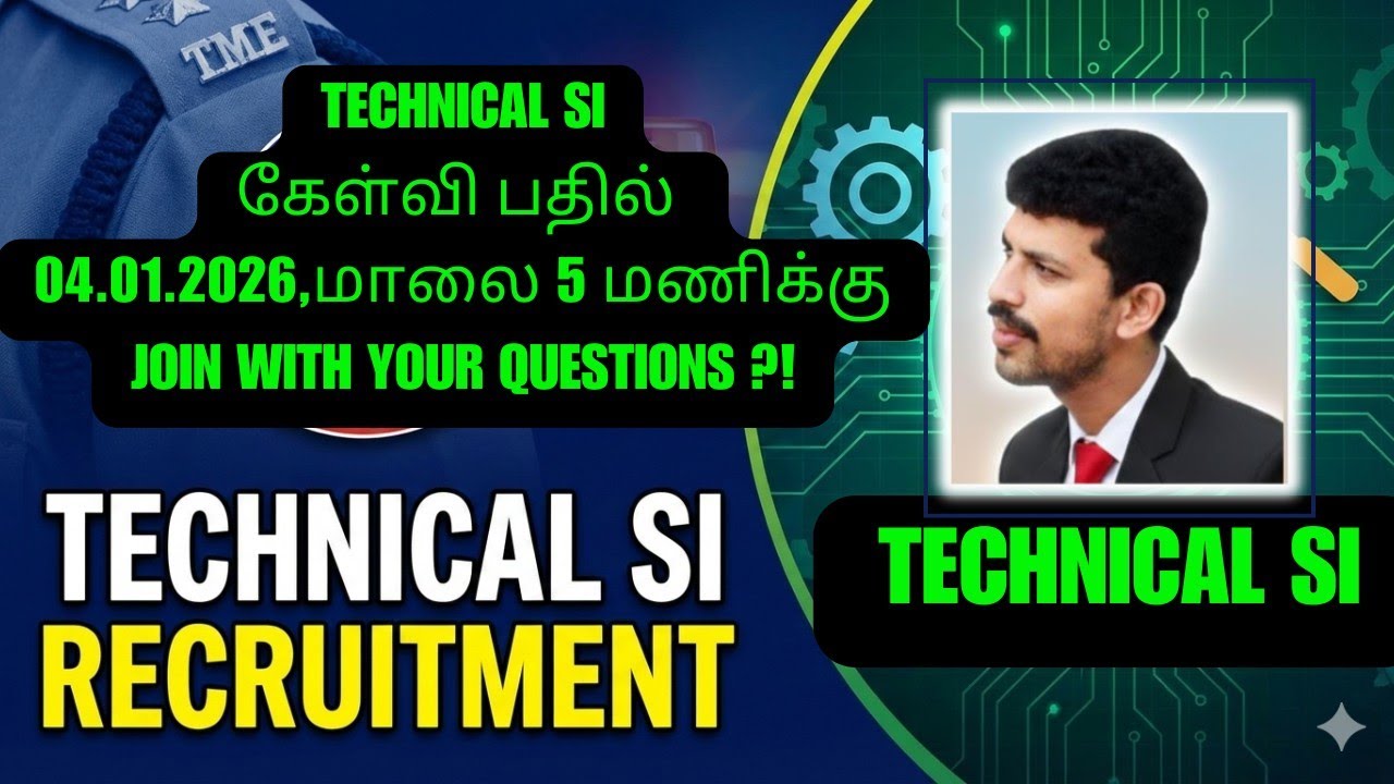TECHNICAL SI Question and answers  tamil Live