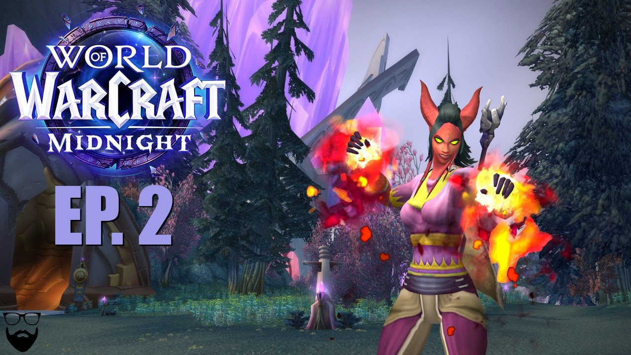 World of Warcraft MIDNIGHT - Новый персонаж в 2026 году - Чернокнижник, часть 2 - Захватывающая и...