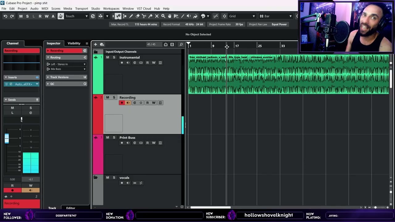Quick recording session