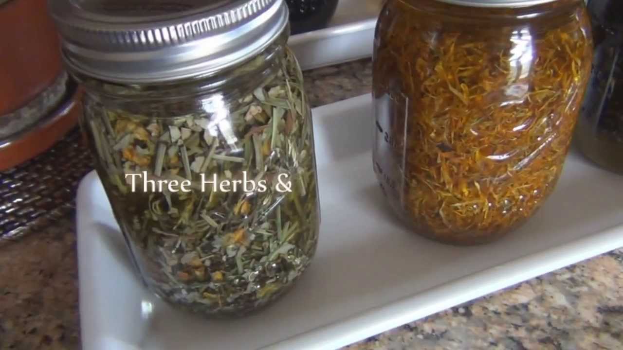 Herb-Infused Olive Oil for Soap Making and Body Creams - Naturally Color Soap - DIY