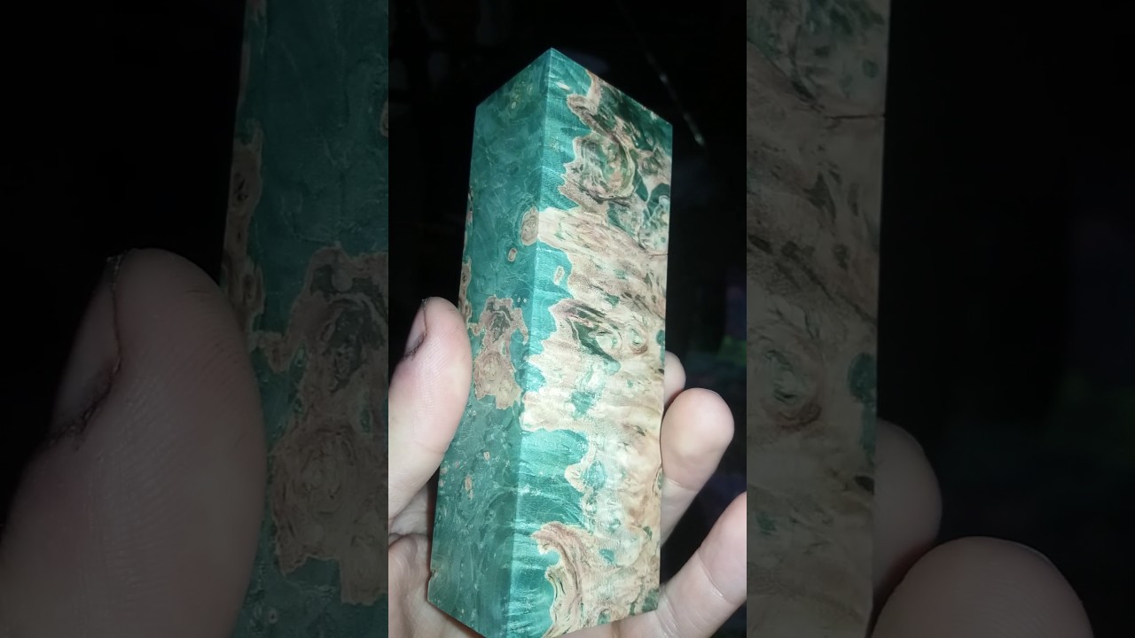 Stabilized maple burl