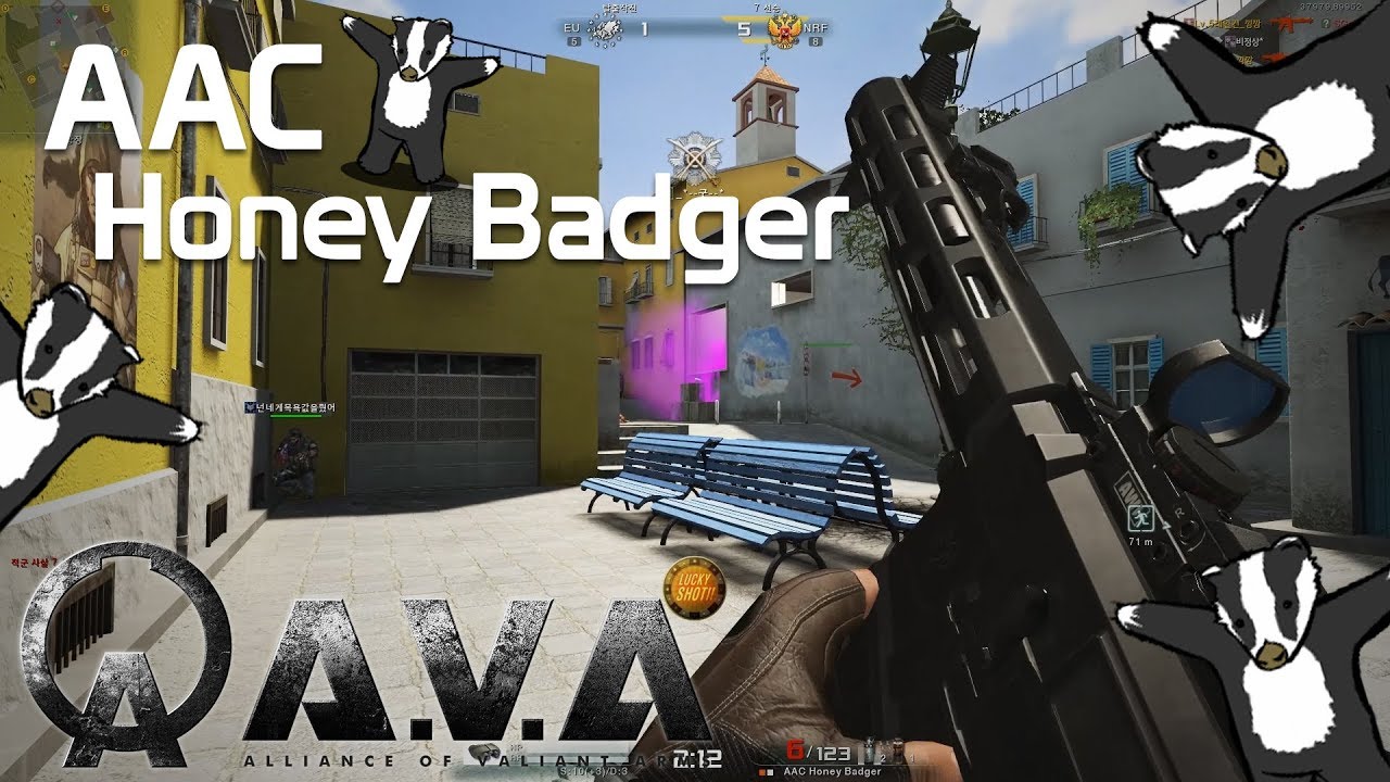 [AVA] AAC Honey Badger Play Clip - 아바온라인 허니뱃저 / 벌꿀 오소리 (Alliance of Valiant Arms / 戰地之王)