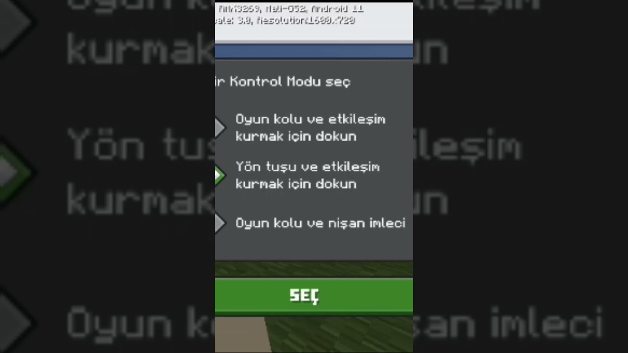 MİNECRAFT MOBİLDE PC KONTROLLERİ GİBİ OYNAMA! 