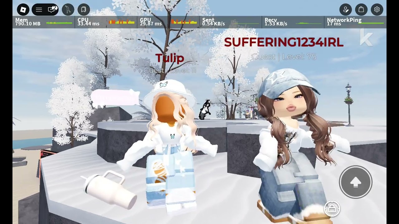 My friend and me doing a dance together˃͈◡˂͈
