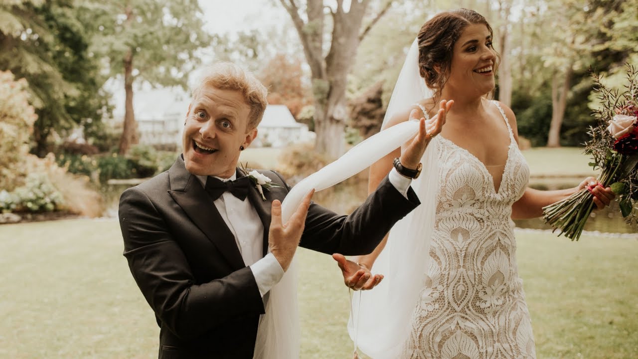 Brenna And Matt's Wedding: Funny Groom! // Stonebridge, Geraldine