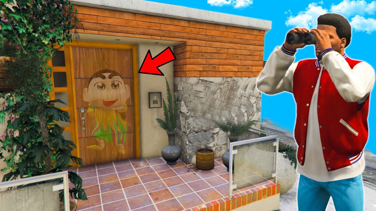 GTA 5: FRANKLIN TRYING TO FIND HIDDEN SHINCHAN In HIDE & SEEK In GTA 5! (GTA 5 mods)