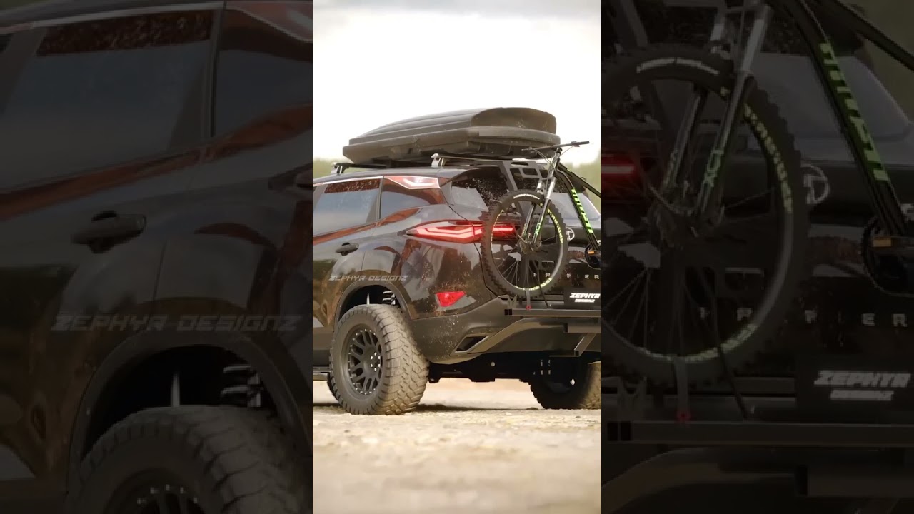 Modified Harrier|black car#arunsmoki#harrier#modified