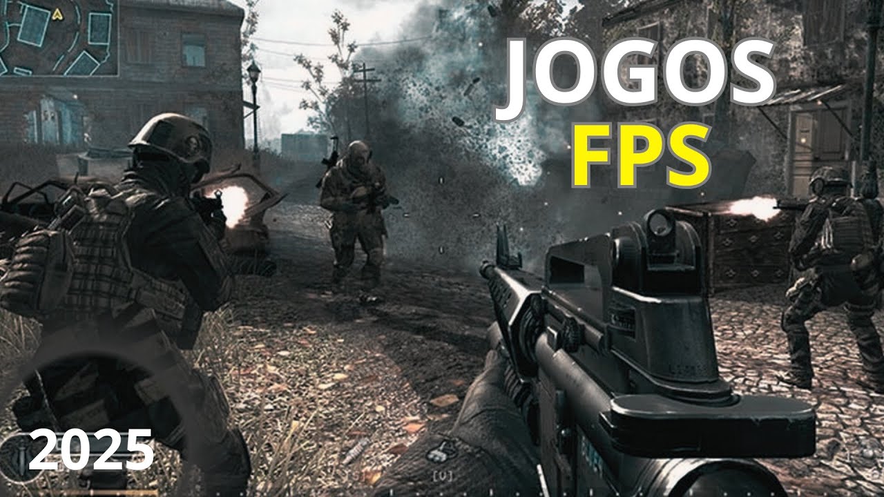 OS 10 MELHORES JOGOS DE TIRO/FPS PARA celular ANDROID 2025